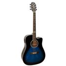 Violão Folk Elétrico Giannini GF1D CEQ DBB Dark Blue Burst