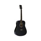 Violão Folk Elétrico Vogga Preto VCK380