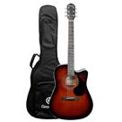 Violao giannini drc dlx ceq sbg deluxe aco el/ac dr tampo macico sbg c/ bag