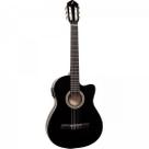 Violão Giannini Elétrico Flat Cutaway Nylon NF-14 Preto