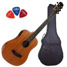 Violão GIANNINI Eletroacústico Aço Travel GTG-36S EQ Walnut Satin + Capa + Palhetas Violão GIANNINI Eletroacústico Aço Travel GTG-36S EQ Walnut Satin + Capa + Palhetas