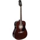 Violão Giannini GD1 EQ Eletroacústico Dreadnought Translucent Dark Wine F002