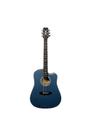 Violao giannini gdc-1 ceq ctb el/ ac dreadnought satin blue