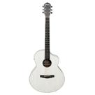 Violao giannini gjm ceq swh aco jumbo maple el/ac cutaway satin white c/ bag
