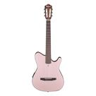 Violao ibanez elétrico nylon frh10n rose gold metallic flat