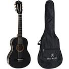 Violão Infantil Acústico Nylon Michael Vm10e Bk 1/4 Preto Violão Infantil Acústico Nylon Michael Vm10e Bk 1/4 Preto