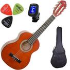 Violão Infantil Giannini 1/4 NR Nylon Natural + Capa + Afinador + Palhetas