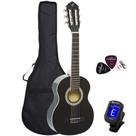 Violão Infantil Giannini NR Nylon Preto Capa Afinador Palhetas Violão Infantil Giannini NR Nylon Preto Capa Afinador Palhetas