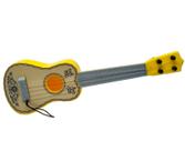 Violão Infantil Musical Pequeno 32CM 04 Cordas Nylon Jr Toys Cor Amarelo
