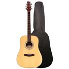 Violão Smiger GN81D NS Natural Fosco Eletroacústico Folk Aço C/ Bag e Afinador Violão Smiger GN81D NS Natural Fosco Eletroacústico Folk Aço C/ Bag e Afinador