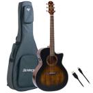 Violão strinberg diamond da2sc sbk sunburst black artistic c/ bag