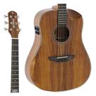 Violão Strinberg Galaxy SD-301HCR KS Folk Elétrico Koa Natural Fosco