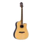 Violão strinberg sd35c natural folk eletroacústico aço