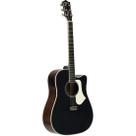Violão Tagima Andes Eletroacústico Folk Aço Black Satin F002