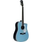 Violão Tagima ANDES FOLK Eletroacústico AÇO Lake Placid Blue Satin