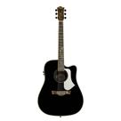 Violao tagima fs-200 okoume flamed bk folk aco cedro solido