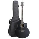 Violão Tagima Hampton Eletroacústico Aço Black Com Bag