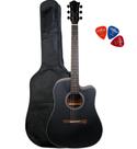 Violão Tagima Metropolis Sapele BKOP + Capa Luxo + Palhetas