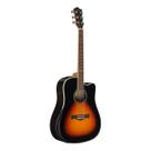 Violão tagima ws-25 eq eletroacústico dreadnought cutaway dsb drop sunburst