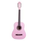Violão winner junior 34 pol nylon rosa