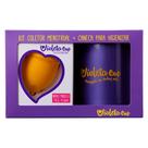 Violeta Cup Coletor Menstrual Kit Coletor Menstrual Tipo B Amarelo + Caneca