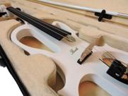 Violino Elétrico Barth Violin 4/4 - Solid Wood Wt + Estojo + Arco + Breu + Fone