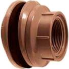 Viqua Marrom Adaptador Com Flange 20X1/2''