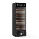 Visa Cooler Cerveja 570 Litros Porta de vidro Aquecido Preto/Preto (Interno Galvanizado) VCCE570PV 220V - Refrimate