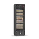 Visa Cooler Cervejeiro Porta De Vidro -5,5 A 4 ºc 400l Vcce400pvpp Preto/preto 220v 220v