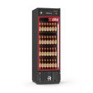 Visa Cooler Cervejeiro Porta Vidro Aquecido -7,5 a 2 ºc 570l Vcce570pvapp Preto/preto 220v - Refrimate