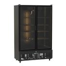Visa Cooler Expositor de Bebidas 2 Portas Prime Preto PREV2P 220V - Venâncio