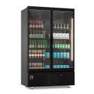 Visa Cooler Premium Extra Frio 2 Portas Vidro Aquecido Inverter Preto/Preto VCEFPR2P 220V - Refrimate Visa Cooler Premium Extra Frio 2 Portas Vidro Aquecido Inverter Preto/Preto VCEFPR2P 220V - Refrimate