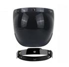 Viseira C/ Flip Capacete Moto Bolha Bubble Custom Anti Risco