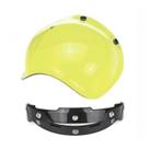 Viseira C/ Flip Capacete Moto Bolha Bubble Custom Anti Risco