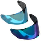Viseira Capacete Ls2 Ff320 Ff353 Azul Mais Camaleão Poliviso