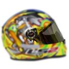 Viseira Capacete Ls2 Ff358 Dourada Light Dia Noite