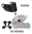 Viseira Capacete Ls2 Ff358 Fumê Fw3 Gt + Reparo Completo