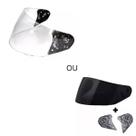 Viseira Capacete Norisk Ff391 Cristal Ou Fumê Com Reparo