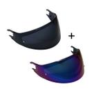 Viseira Capacete Shark Skwal Camaleão e Viseira Fume Viseira Capacete Shark Skwal Camaleão e Viseira Fume