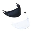 Viseira Capacete Shark Skwal Cristal e Viseira Fume