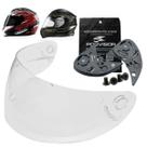 Viseira Cristal E Reparos Fixador Viseira Para Capacete Ls2 FF350 Viseira Cristal E Reparos Fixador Viseira Para Capacete Ls2 FF350