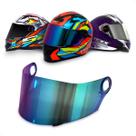 Viseira de Capacete Camaleão Proteção UV Acessórios Motociclistas.