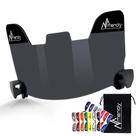 Viseira de futebol MENOLY Black resistente a arranhões UV Block