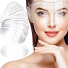 Viseira facial de chuveiro Honeydak 300 unidades de plástico transparente