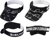 Viseira Para Corrida E Triathlon HUPI - Kit 02 Viseiras Asas