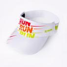 Viseira Para Corrida HUPI Running Is My Life Branca
