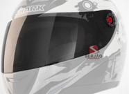 Viseira Shark S650 S700 S800 S900 Fumê Com Botão