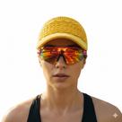 Viseira Unissex Boné Ajustável Premium Kit Caminhada Corrida Praia Ciclismo Piscina