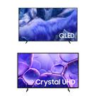 Vision AI TV 65" QLED Ultra 4K + Smart TV 55" Crystal UHD 4K U8100F