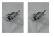 Visor Acrílico .primeira linha. C Suporte P Moto Esmeril Protetor 2 Pçs .